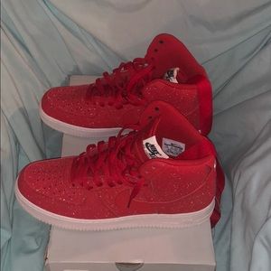 Air Force 1 high top University red/white/black